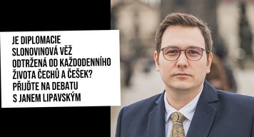 Debata s ministrem zahraničí Janem Lipavským v Novém Boru