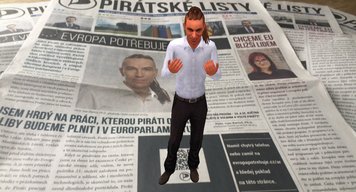 Stáhni si Ivana Bartoše ve 3D a s ním i Pirátské listy pro Liberecký kraj