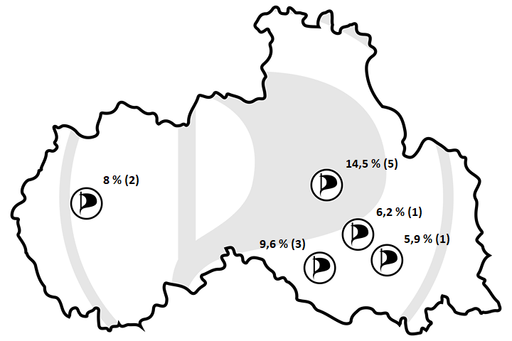 Piráti ve volbách v Libereckém kraji uspěli