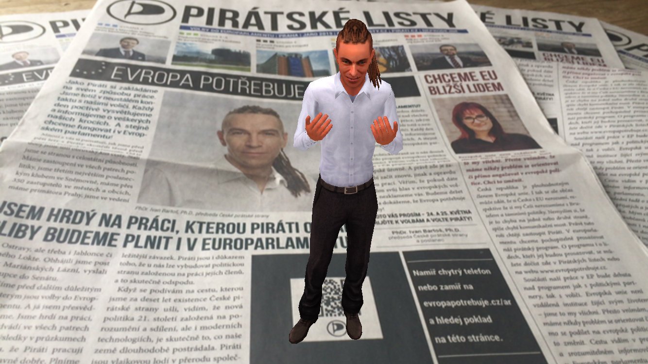 Stáhni si Ivana Bartoše ve 3D a s ním i Pirátské listy pro Liberecký kraj